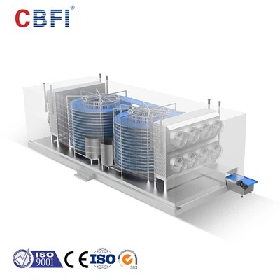 Panini congelati con congelatore a spirale cbfi