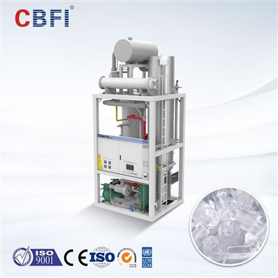 Doppia freschezza di chiusura di capesante a bordo e onshore usando la tecnologia di conservazione della macchina per ghiaccio tubo